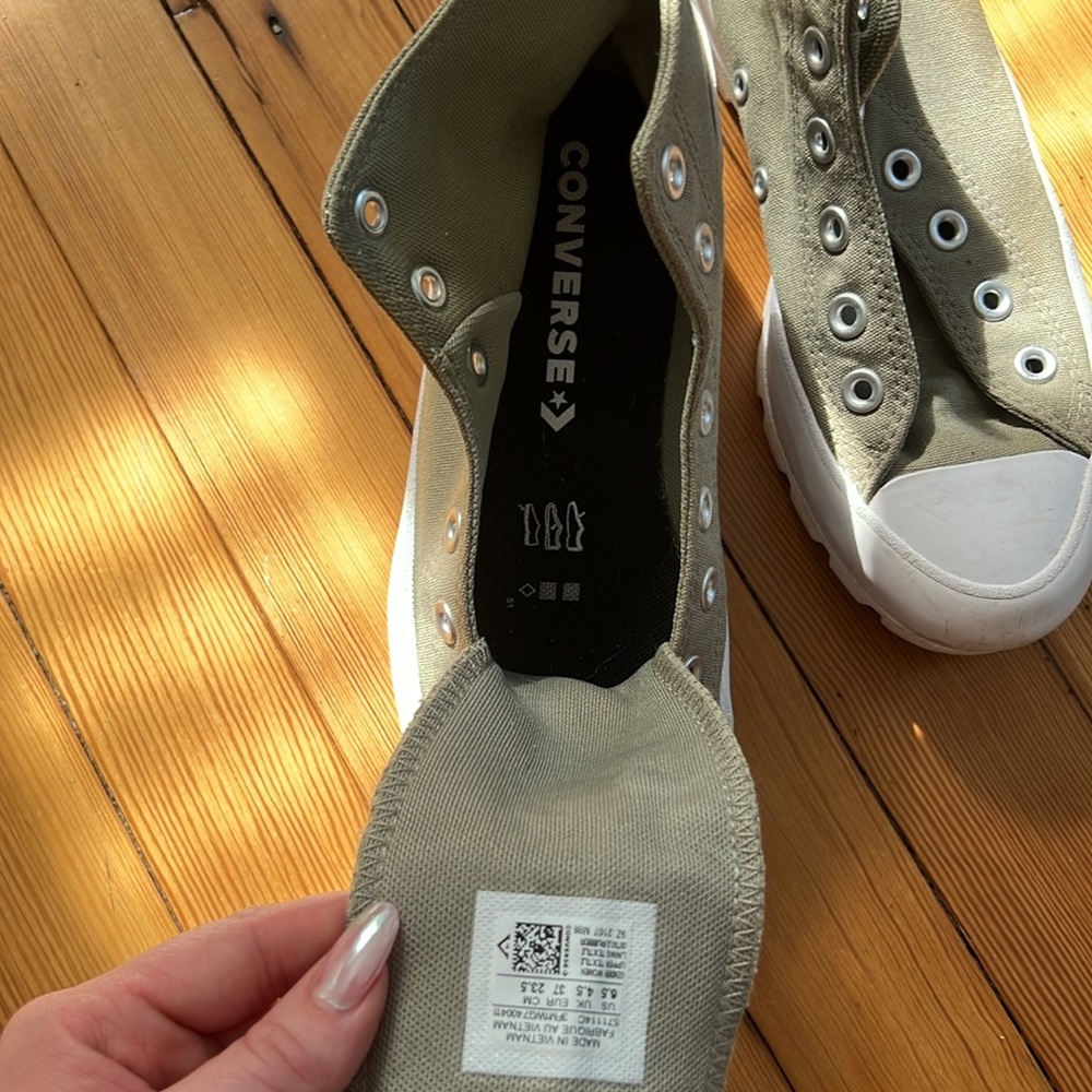 green platform converse - Picture 2 of 4